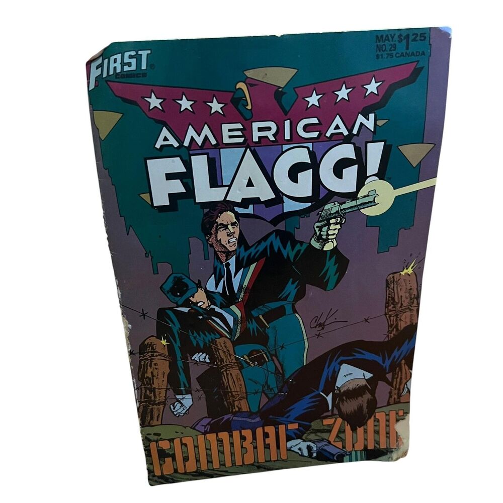 American Flagg #29 Combat Zone 1985 First Comics Single Issue Color Copper Age
